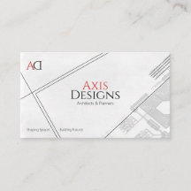 Diseño de modelo de tarjeta de visita de arquitect