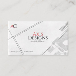 Diseño de modelo de tarjeta de visita de arquitect
