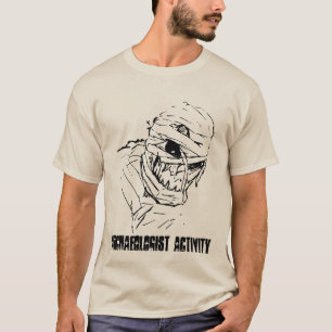 Diseño de momias camiseta básica masculina