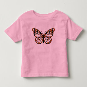 Diseño de monarca de mariposa - Todler Fine Jersey