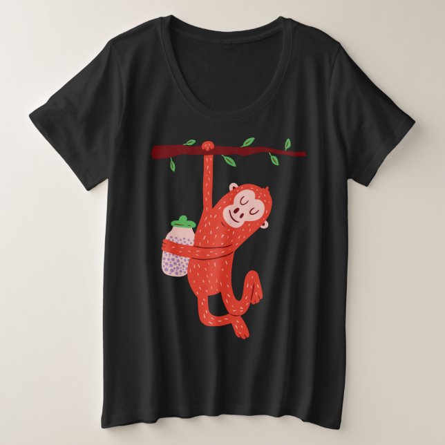 Diseño de Mono Pequeño y Lindo (Anverso del diseño)