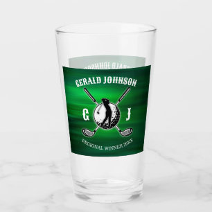 Diseño de monograma de golf elegante para personal