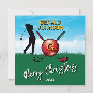 Diseño de monograma de Navidad personalizado para 