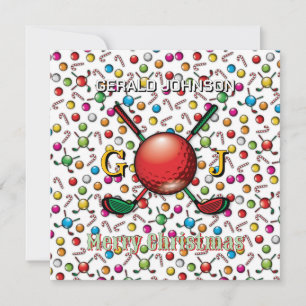 Diseño de monograma de Navidad personalizado para 