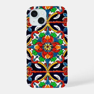 Diseño de mosaico Talavera Terracotta Mexicana No.