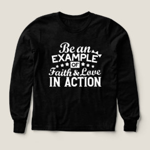 Diseño de motivación cristiana - Fe, amor y acción