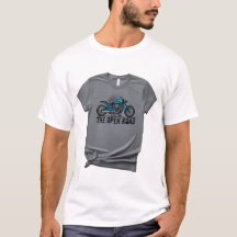 Diseño de Motocicleta Salvaje para Camiseta