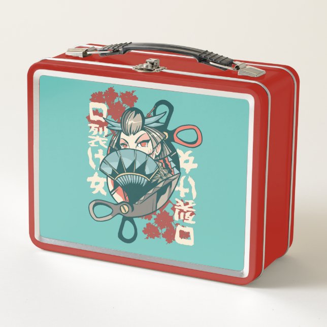 Diseño de mujer bruja al estilo japonés (Anverso)
