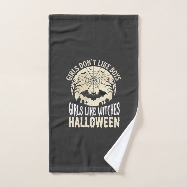 Diseño de murciélago de Halloween para chicas que  (Toalla de mano)