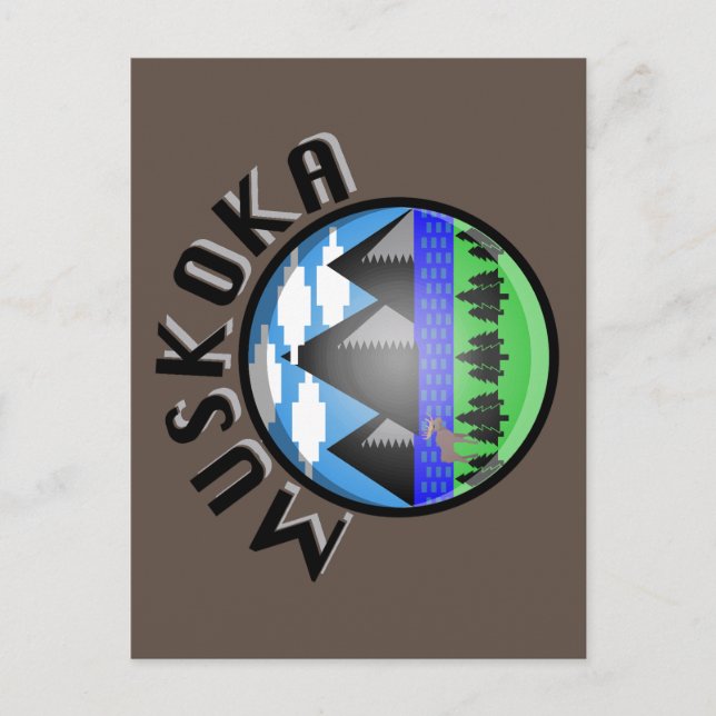 Diseño de Muskoka - Postal (Anverso)