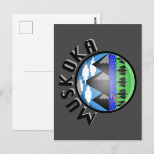 Diseño de Muskoka - Tarjeta postal