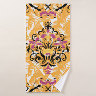 Diseño de Naranja floral, vida hueca