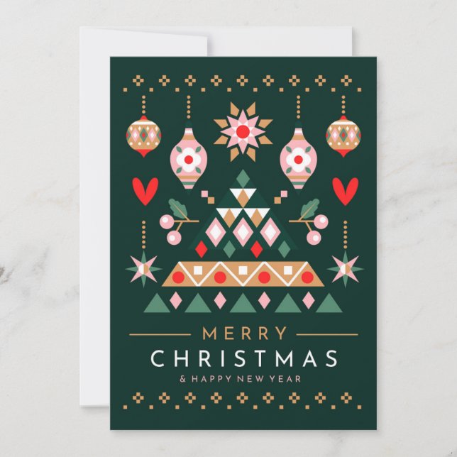 Diseño de Navidad Escandinavo (Anverso)