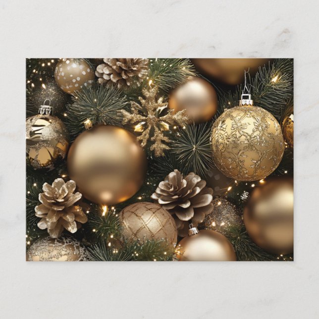 Diseño de Navidad Gold & Glam (Anverso)