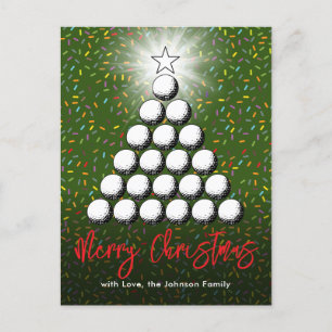 Diseño de Navidad para familia de golf