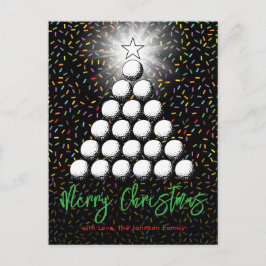 Diseño de Navidad para familia de golf
