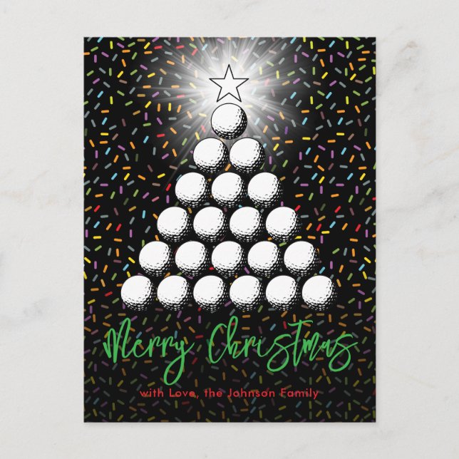Diseño de Navidad para Familia de Golf (Anverso)