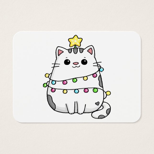 Diseño de Navidades de felino (Frente)