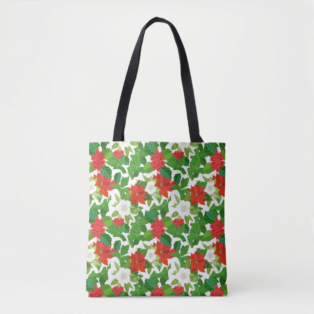 Diseño de navidades en la bolsa Tote (Anverso)