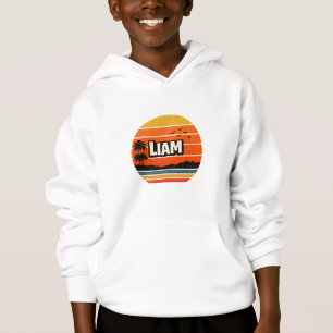 Diseño de nombre personalizado Liam Retro