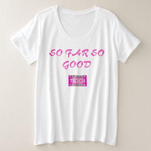 Diseño de nombre Theresa de color rosa profundo co