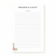 Diseño de Notas de Ti de personalizado Profesional