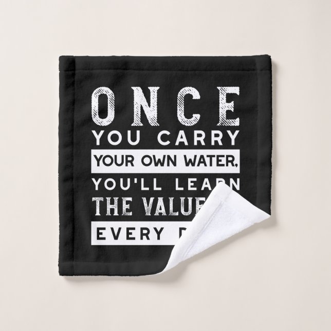 Diseño de oferta de sabiduría - Valor de cada gota (Toallita)