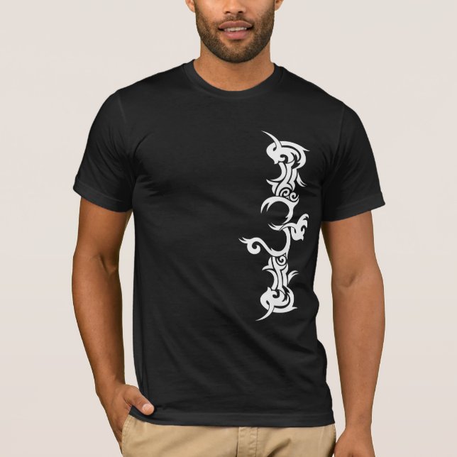 Diseño de Om/Aum tribal en Camisetas oscuros (Anverso)