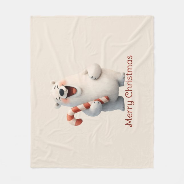 Diseño de osito polar navideño (Anverso)