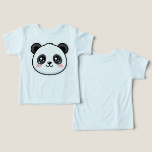 Diseño de oso panda adorable sonrojado - Estilo an
