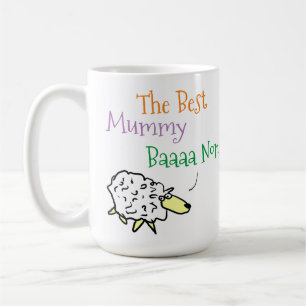 Diseño de oveja para la mejor taza de café de mamá