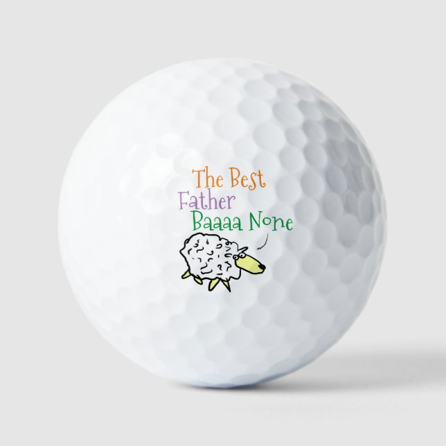 Diseño de ovejas para las mejores bolas de golf de (Anverso)