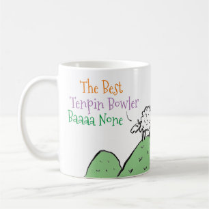 Diseño de ovejas para tazas de café de Tenpin Bowl