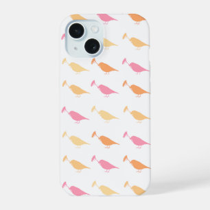 Diseño de pájaro margarita marchando Naranja Rosa