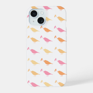 Diseño de pájaro margarita marchando Naranja Rosa