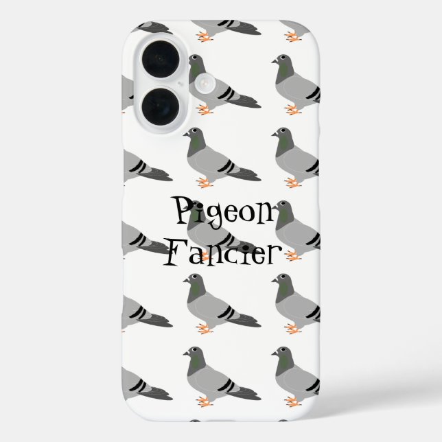 Diseño de paloma Funda para iPhone 16 (Reverso )