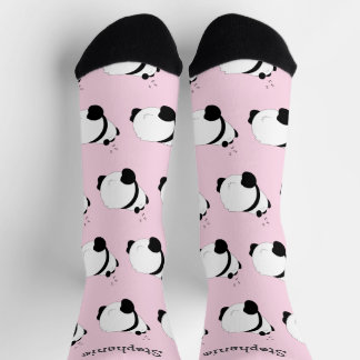 Diseño de Panda de Calcetines