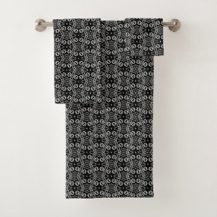 Diseño de paño de barro moderno africano negro
