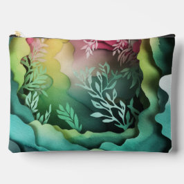 Diseño de papel de color Bolsa de viaje para bolso