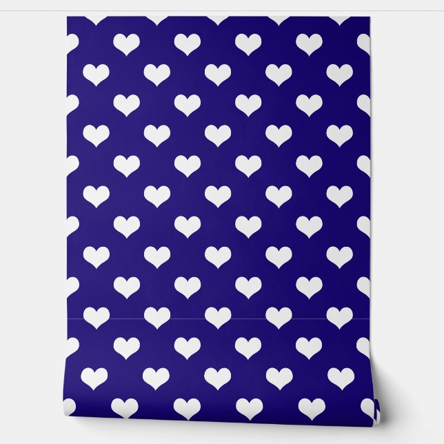 Diseño de papel pintado con patrón de corazón de a (Desenrollar)