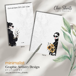 Diseño de papelería de arte gráfico minimalista