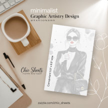 Diseño de Papelería de Arte Gráfico Minimalista