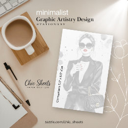 Diseño de Papelería de Arte Gráfico Minimalista