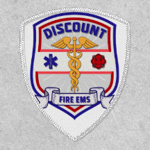 Diseño de Parche de Descuento para Incendios/EMS 2