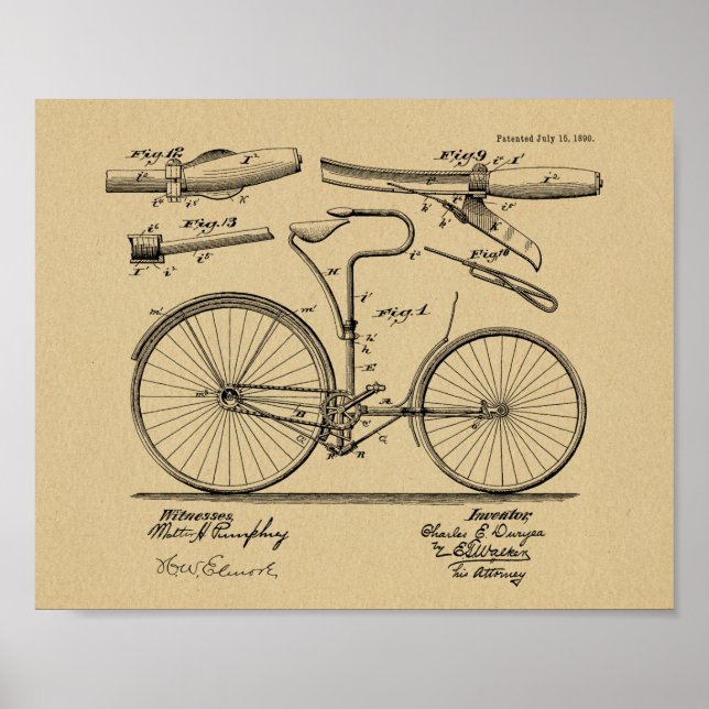 Diseño de patente de arte de diseño de freno de bi (Frente)