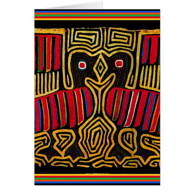 Diseño de pato Mola indio Cuna (Frente)