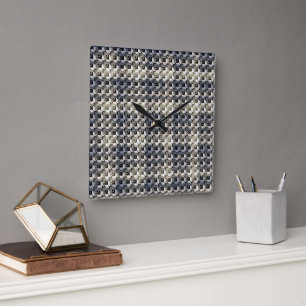 Diseño de patrón abstracto 1218 - Reloj de Pared