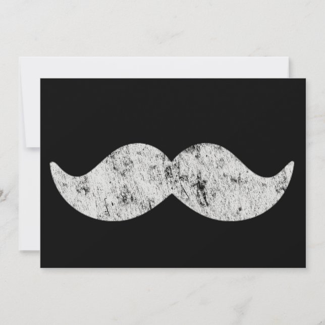 Diseño de Patrón de Bigote Retro Colorido (Anverso)