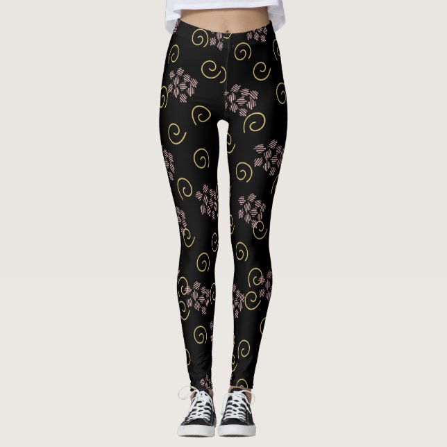 Diseño de patrón de leggings  (Anverso)