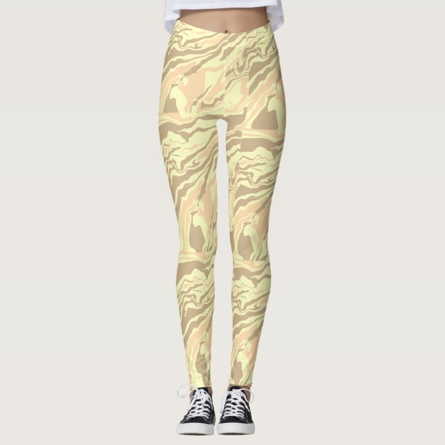 Diseño de patrón de leggings  (Anverso)